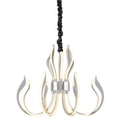 M5561  Versailles 155W LED, 3 Way Relay,  Pendant Light Polished Chrome